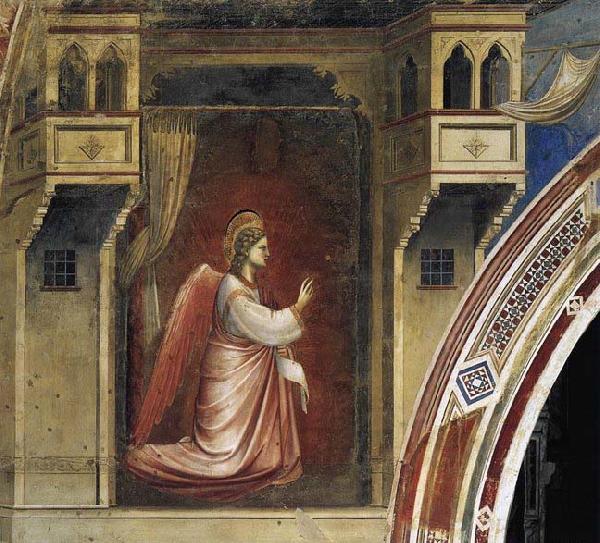 GIOTTO di Bondone The Angel Gabriel Sent by God oil painting picture